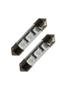 Festoon bulbs 36mm C5W Red (2-pack)