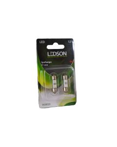 LED-Festoon, 31 mm with 4 LED (12V, red)