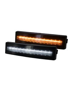 OptoLine S - fiber optic position light for Scania sun visor (xenon white / yellow-orange)