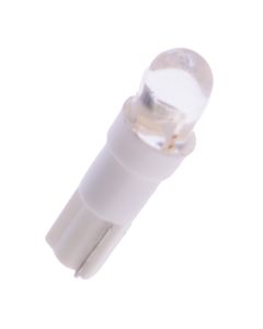 Cluster Bulb, 12V, T5, 1 LED - Cool white