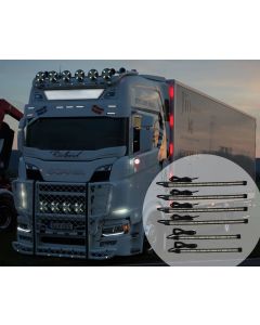Lighting for dirt deflectors (White / Orange)