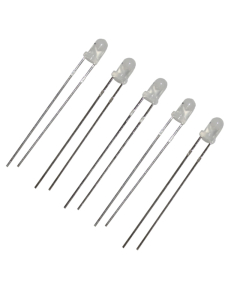5 pack R-LEDdiodes 12 V