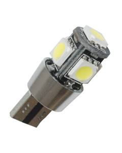 LED-bulb, 12V, T10 / W5W, 5 SMD - Cool white with CANBUS