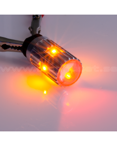 Flasher bulb, 12V, PWY24W, 6 LEDs - Orange