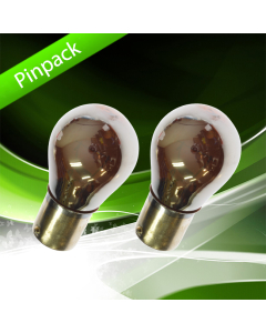 Chromed flasher bulb, BAU15s/PY21W, 12V
