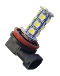 LED-bulb, 12V, H8, 18 SMD