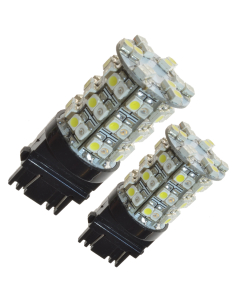 Switchback LED-bulb, 12V, 3157 / P27/7W, 60 SMD - White / Orange