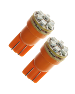 Pinpack, Diode bulb 12V W5W 9 SMD - Yellow/orange