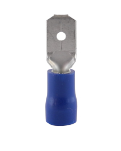Insulated Spade connector, Blue, 6.3x0.8mm