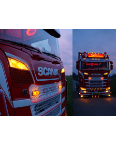 Additional positionlight for Scania headlight/high-beam 2016+