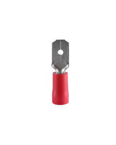Insulated Spade connector, Red, 6.3x0.8mm