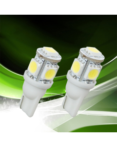 Pinpack, LED-bulb, 24V, T10 / W5W, 5 SMD 