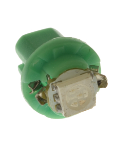 LED-bulb B8,5d, 12V, 1 high intensity diode - Green