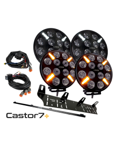 Castor7+ Quadrinity LED auxiliary light kit (12V)