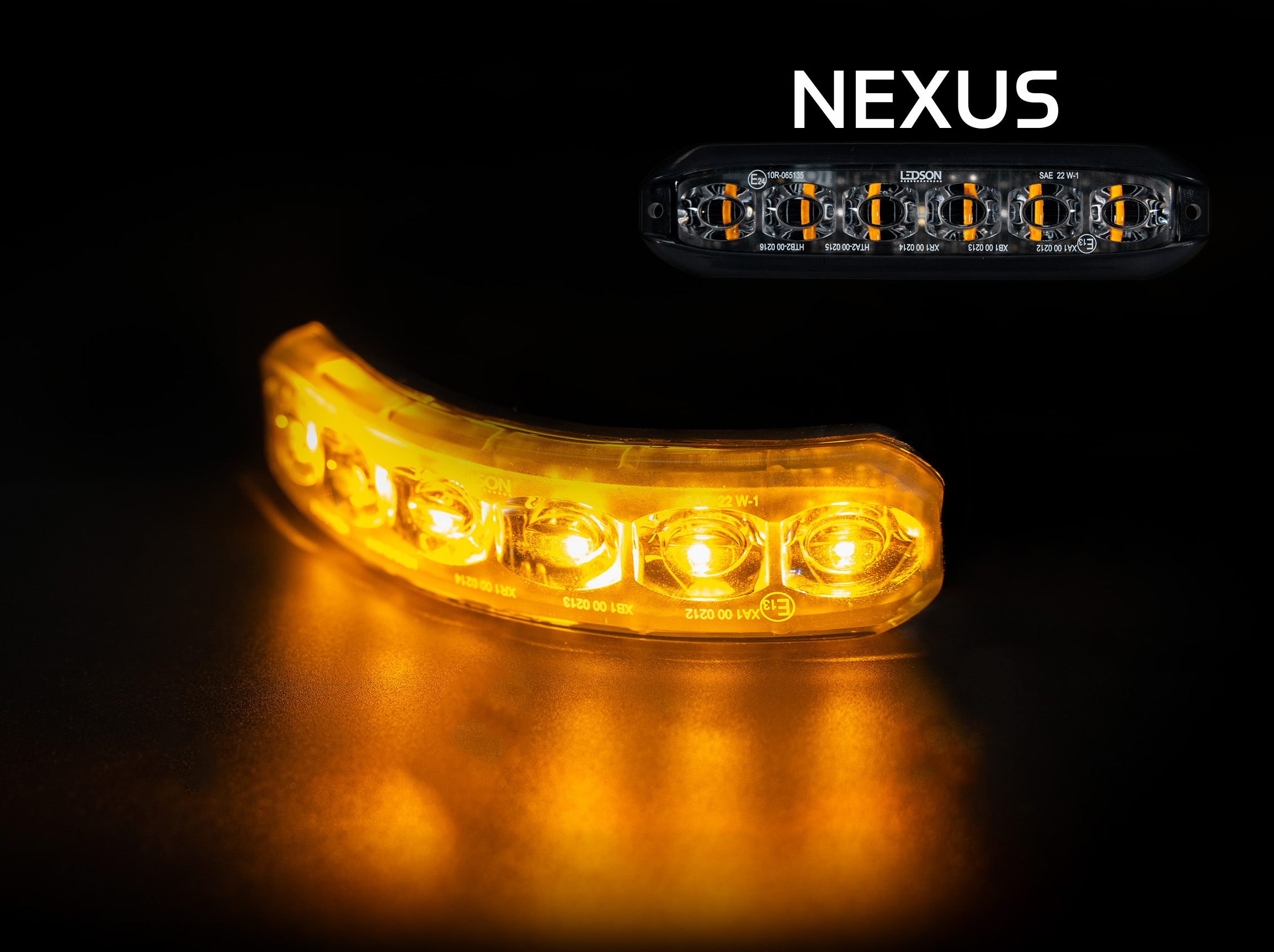 Ledson Nexus - the first bendable warning- and emergency light on the market